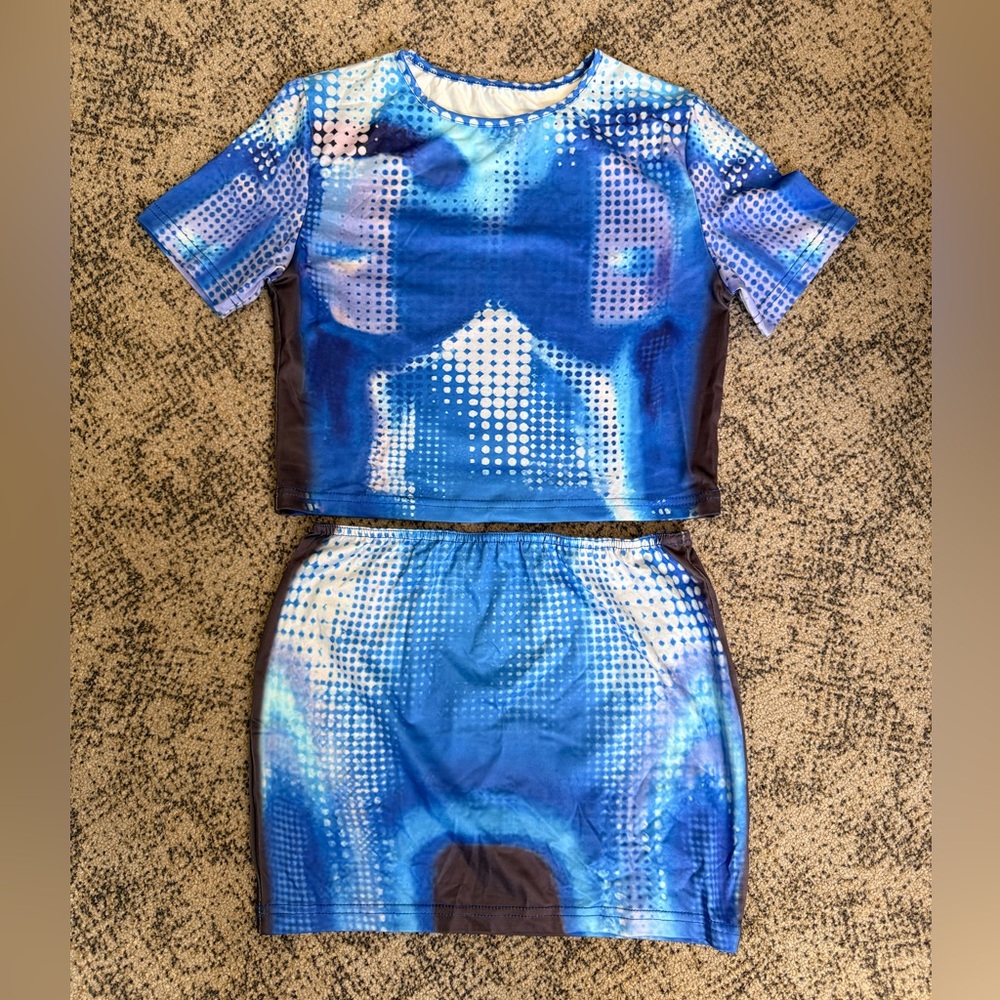 Women’s Y2K Mini Skirt Set Costume